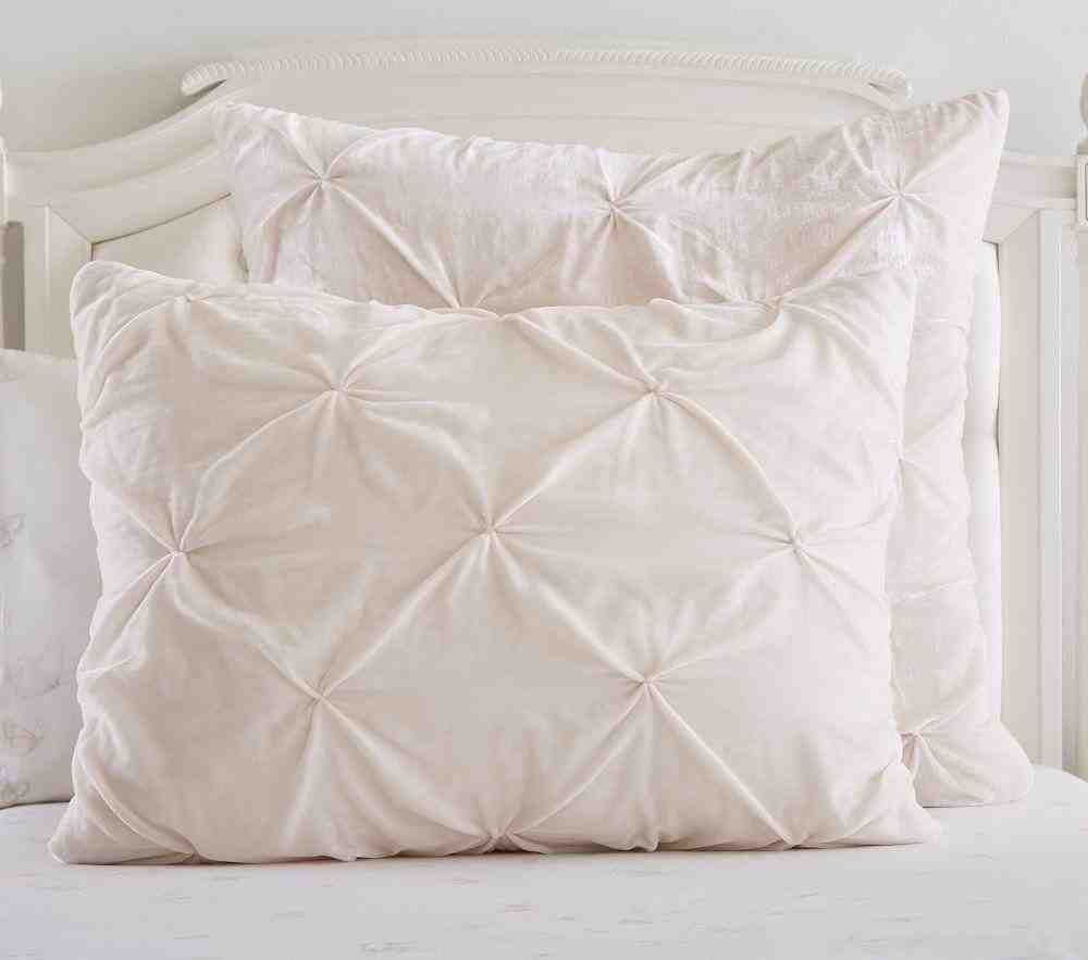 Monique Lhuillier Velvet Pintuck Quilt and Standard Sham