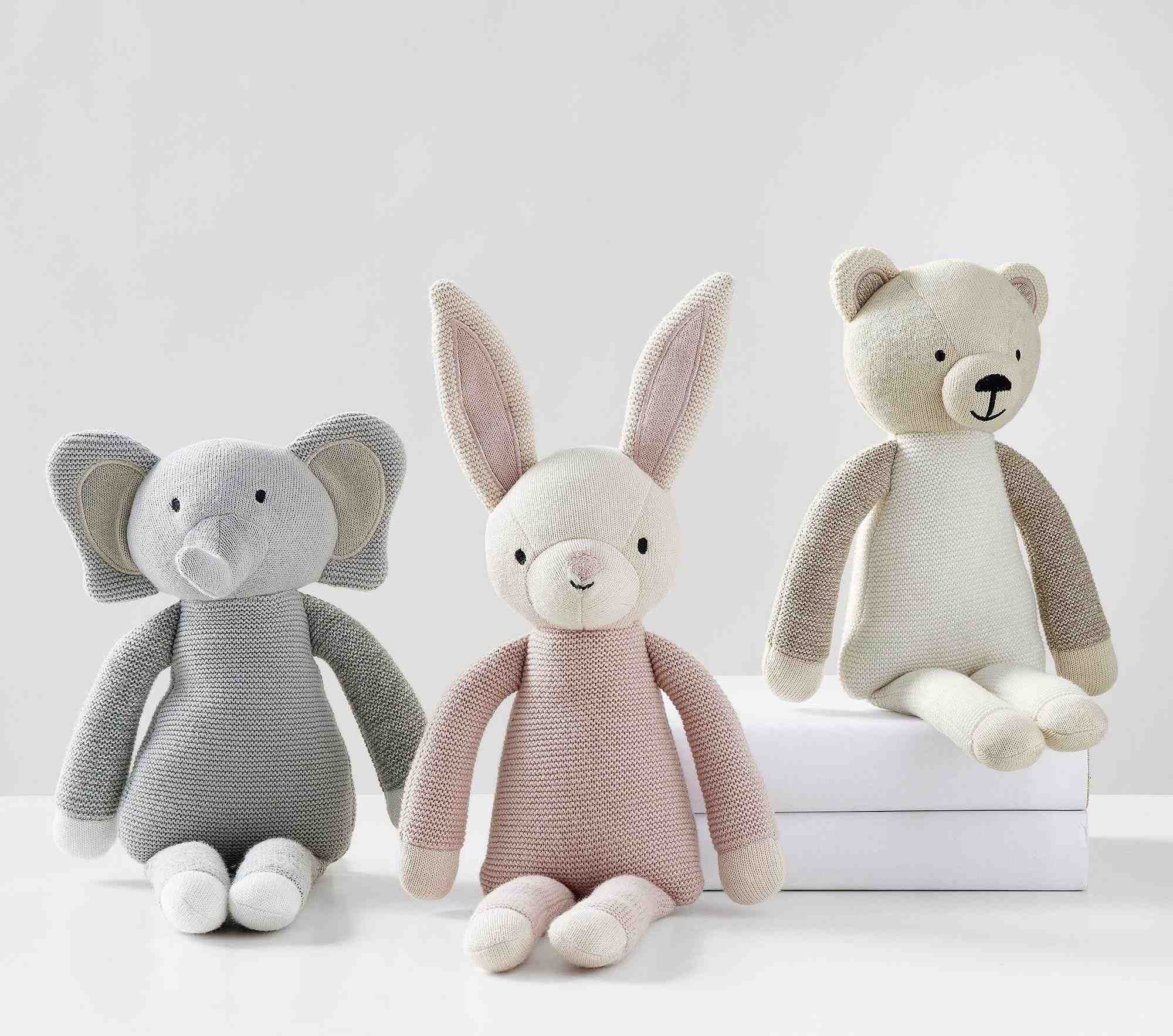 Organic Knit Plush Bear