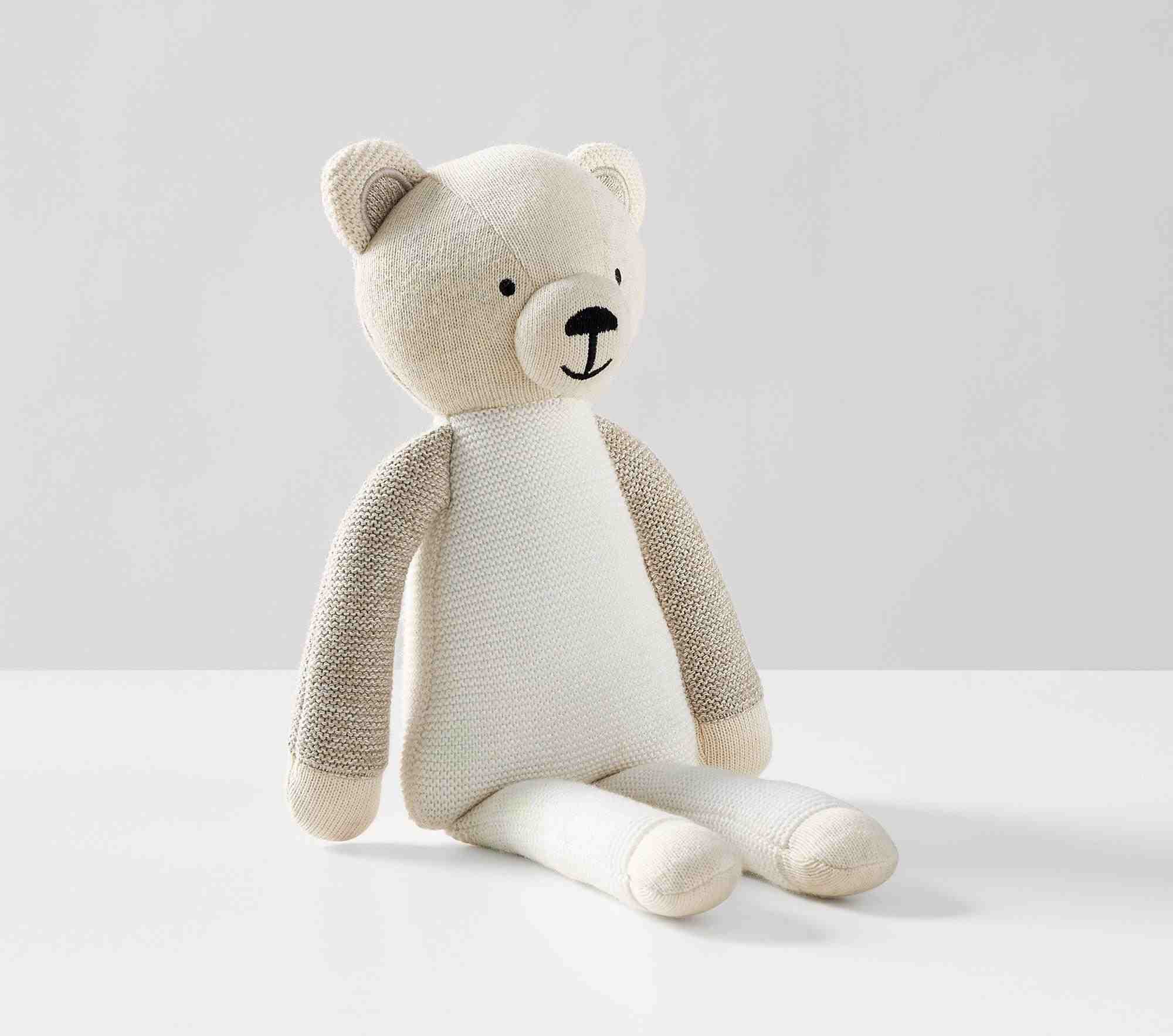 Organic Knit Plush Bear