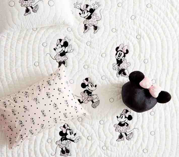 Minnie Mouse Shaped Pillow
