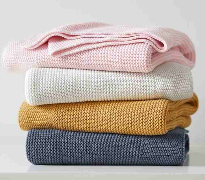 Sweater Knit Baby Blanket