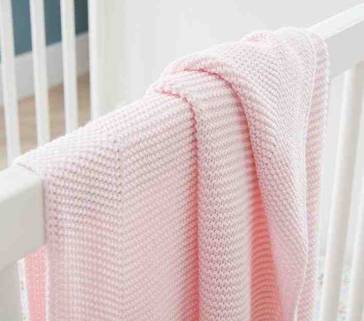 Sweater Knit Baby Blanket