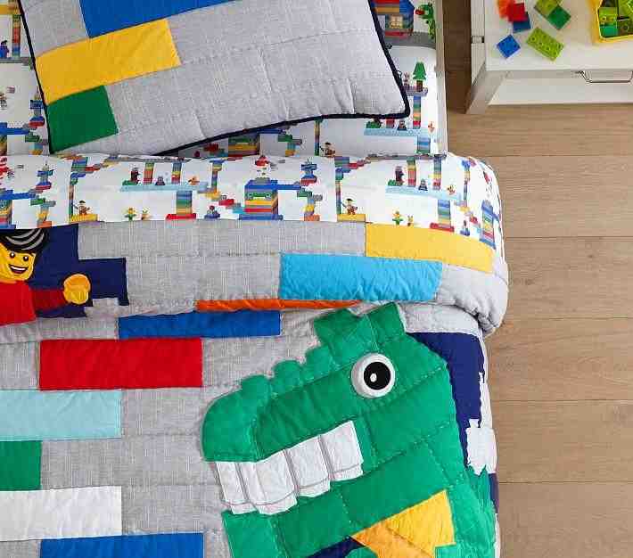 Organic Lego Maze Sheet Set and Shams