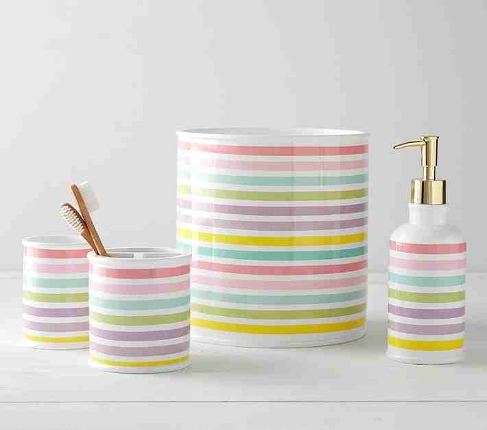 Pottery Barn Kids | Rainbow Bath Accessories