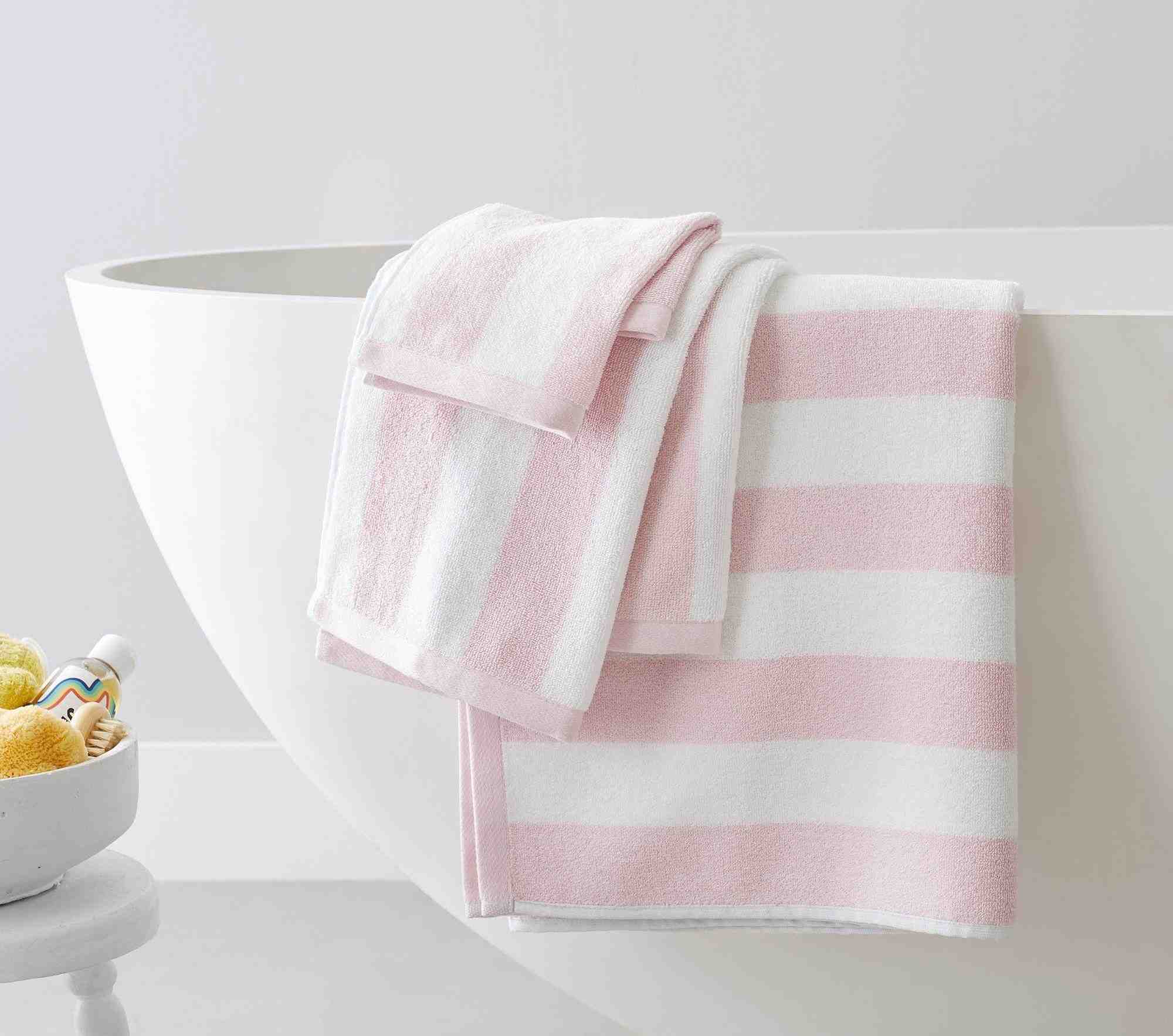 Rugby Stripe Bath Towel