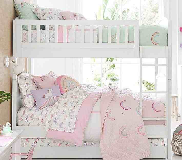 Rainbow Cloud Organic Sheet Set & Pillowcases