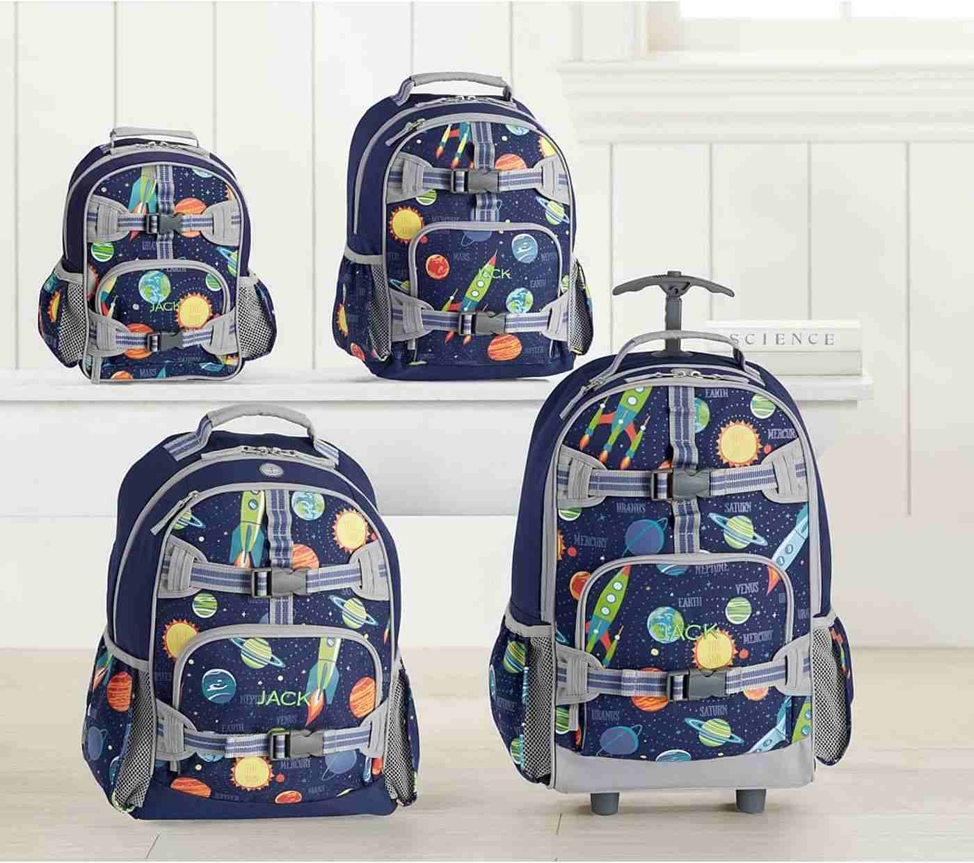 Mackenzie Navy Solar System Recycled Backpack