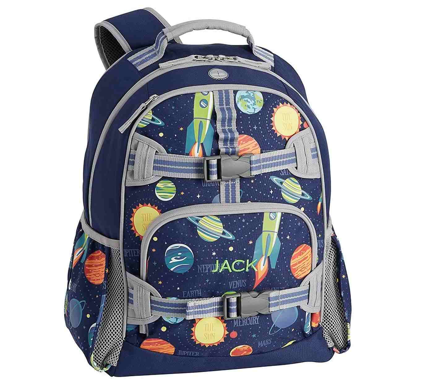Mackenzie Navy Solar System Recycled Backpack