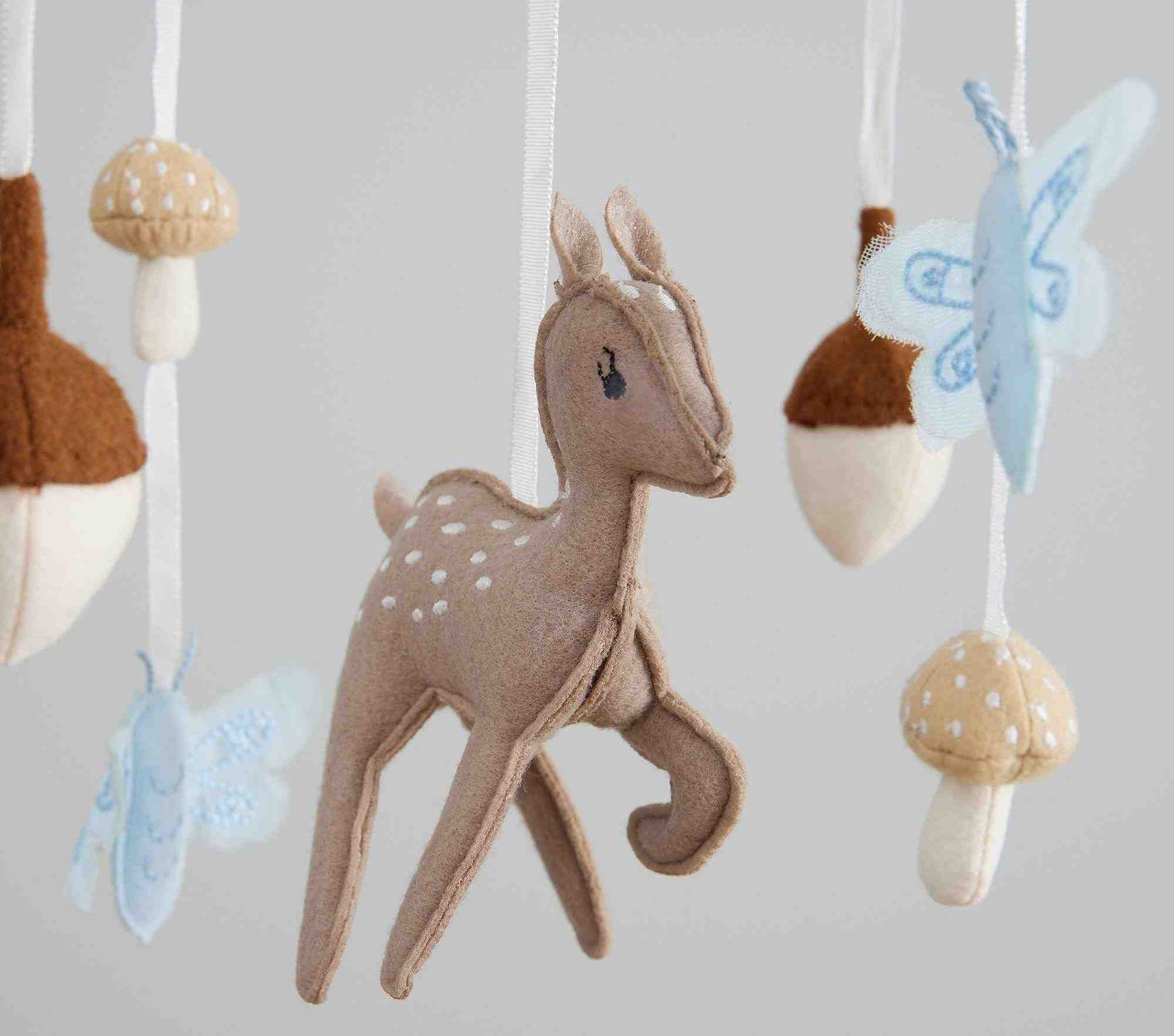 Knit Animal Crib Mobile