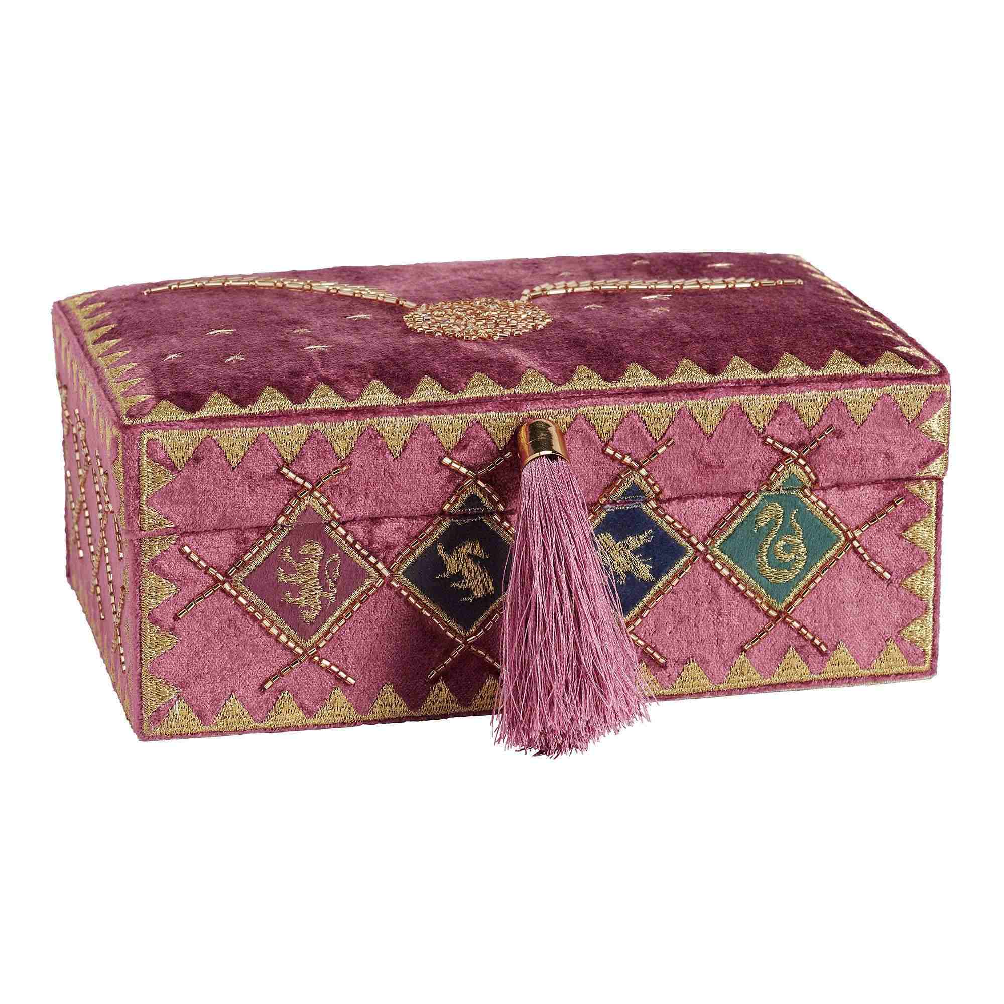 Harry Potter Beaded Velvet Jewelry Boxes