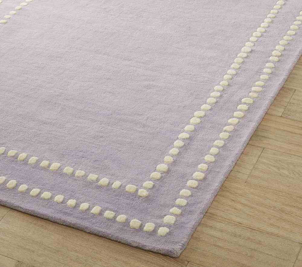 Pearl Dot Border Rug