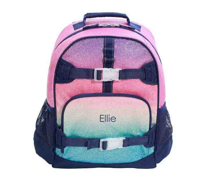 Mackenzie Rainbow Ombre Sparkle Glitter Backpacks