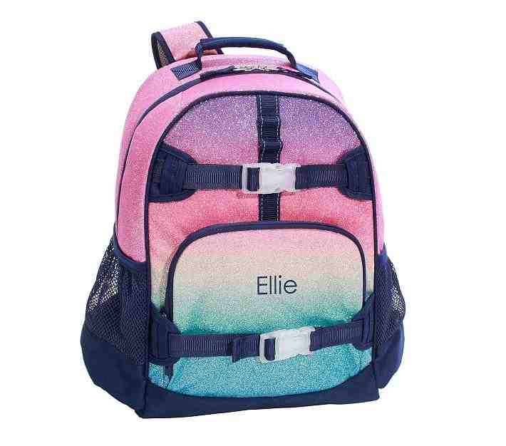 Mackenzie Rainbow Ombre Sparkle Glitter Backpacks