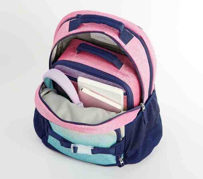 Mackenzie Rainbow Ombre Sparkle Glitter Backpacks