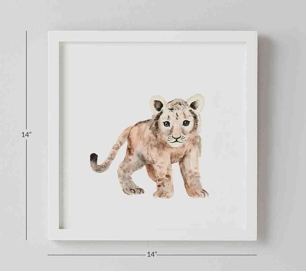 Lion Nursery Animal Art