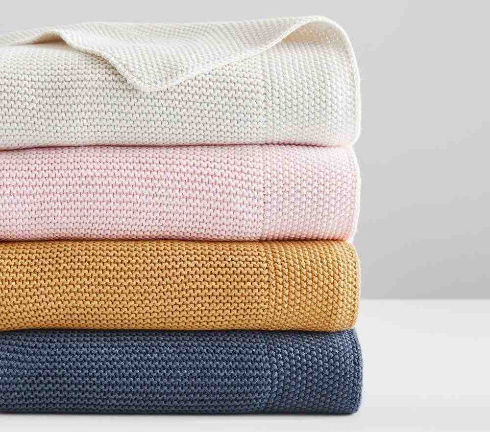Sweater Knit Baby Blanket