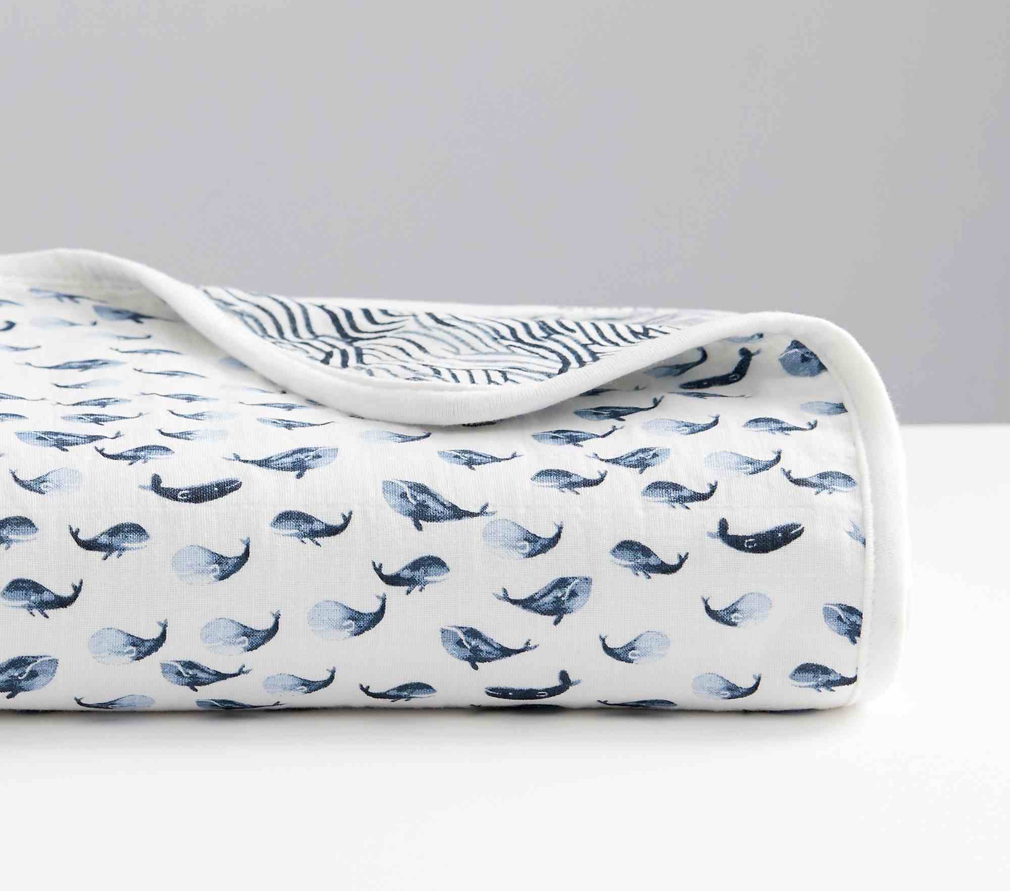 Jack Oversized Organic Muslin Baby Blanket