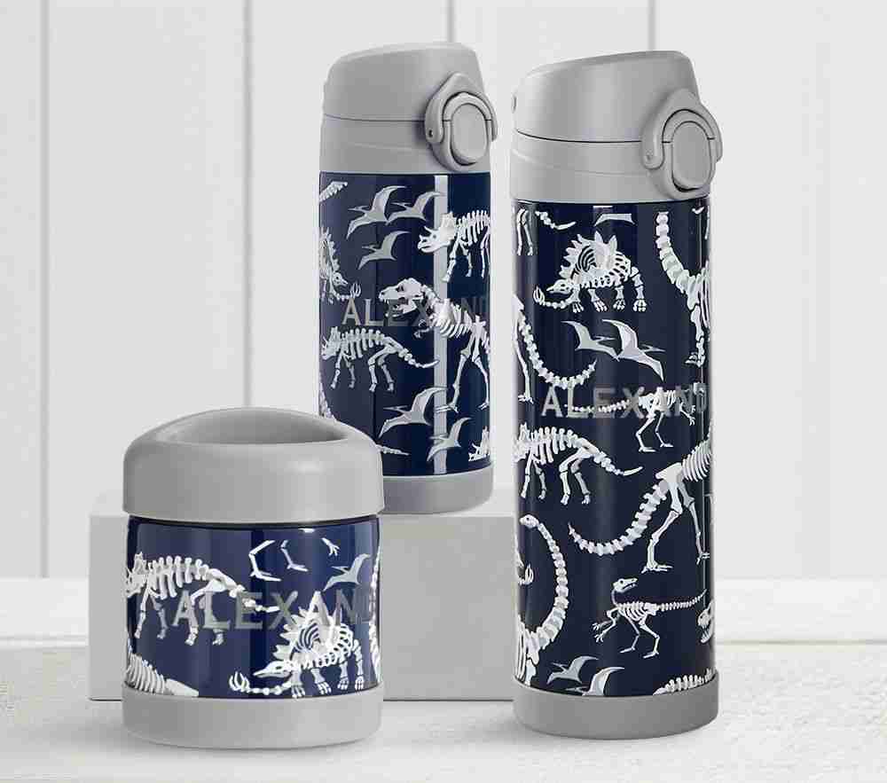 Blue/Gray Glow-in-the-Dark Dino , Hot & Cold Mackenzie Container