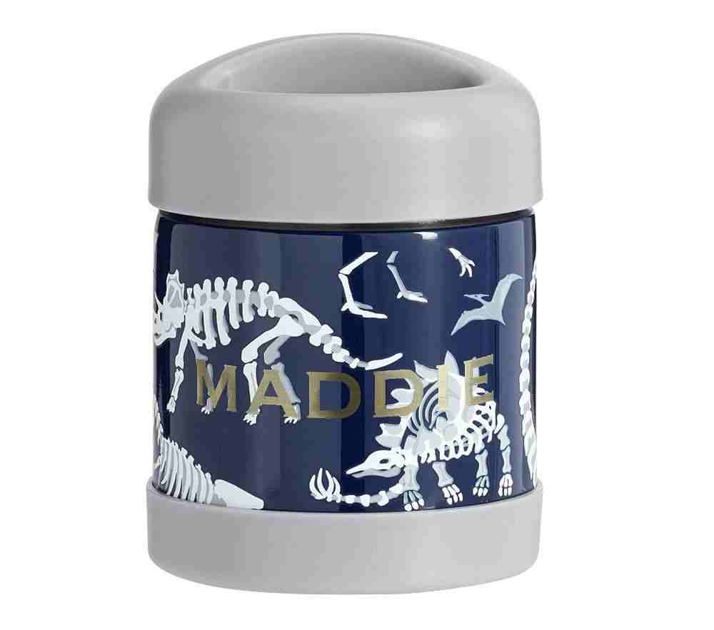 Blue/Gray Glow-in-the-Dark Dino , Hot & Cold Mackenzie Container