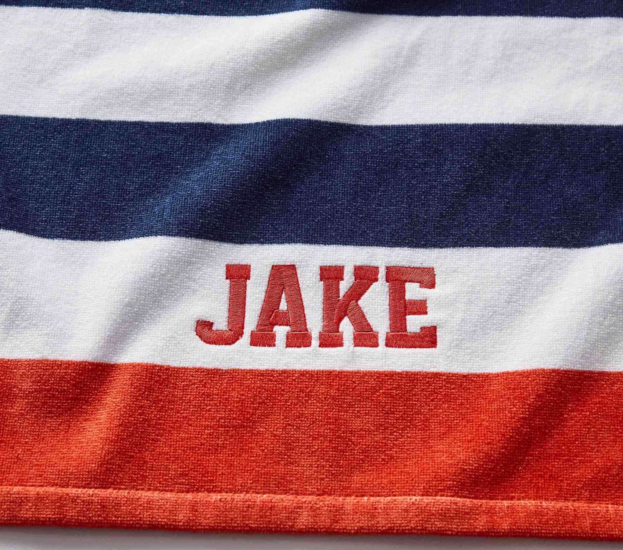Shark Stripe Beach Towel