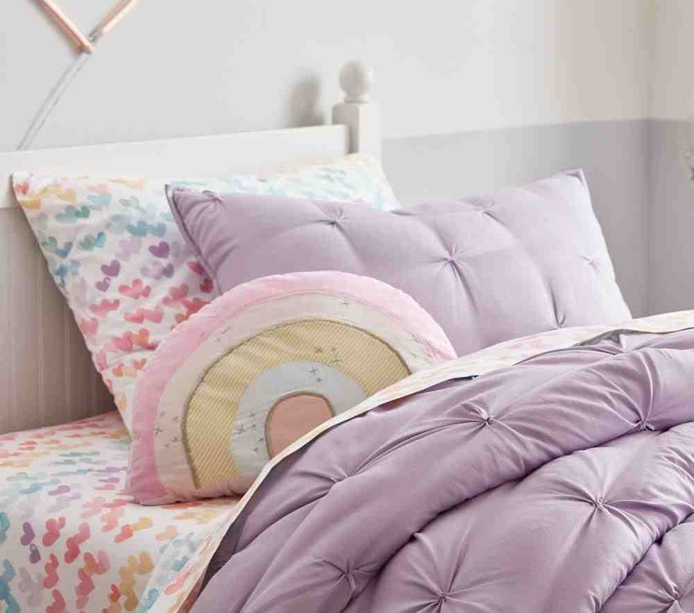 Retro Rainbow Shaped Pillow