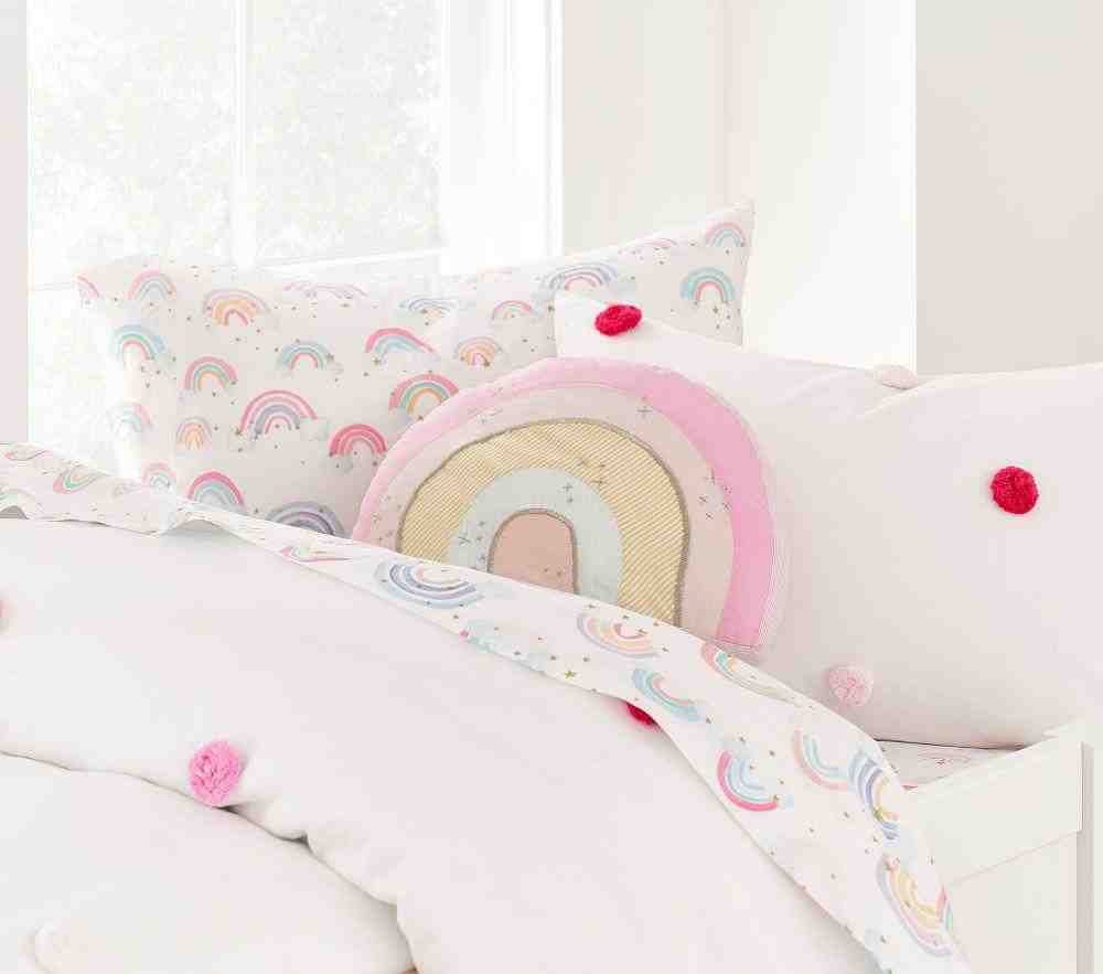 Retro Rainbow Shaped Pillow