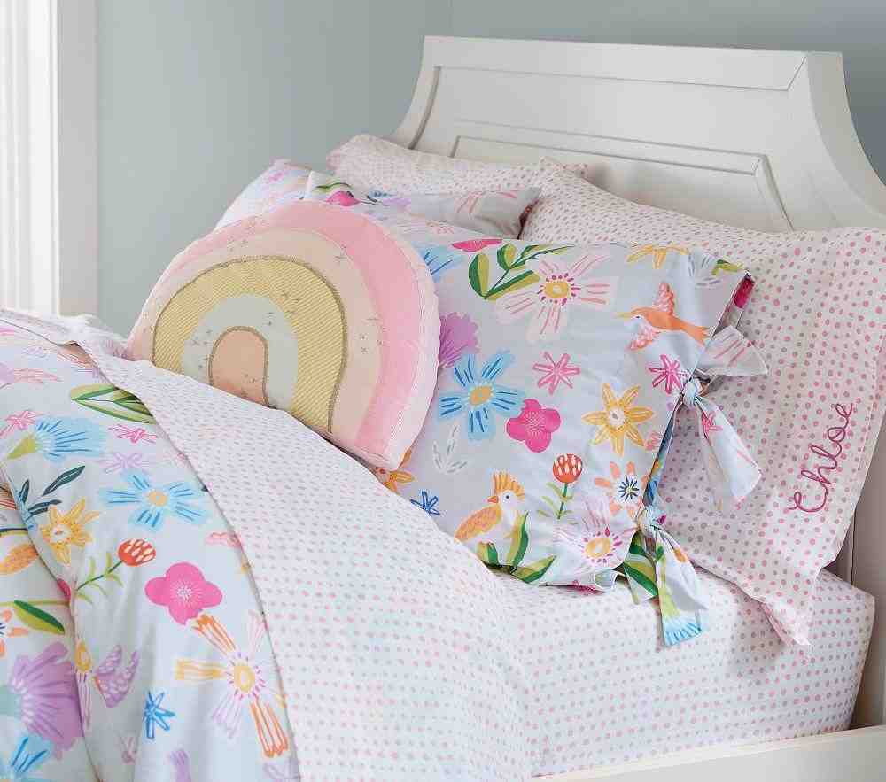 Retro Rainbow Shaped Pillow