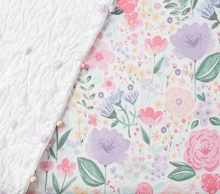 Flora Organic Crib Fitted Sheet