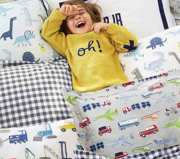Jax Construction Organic Sheet Set and Pillowcases