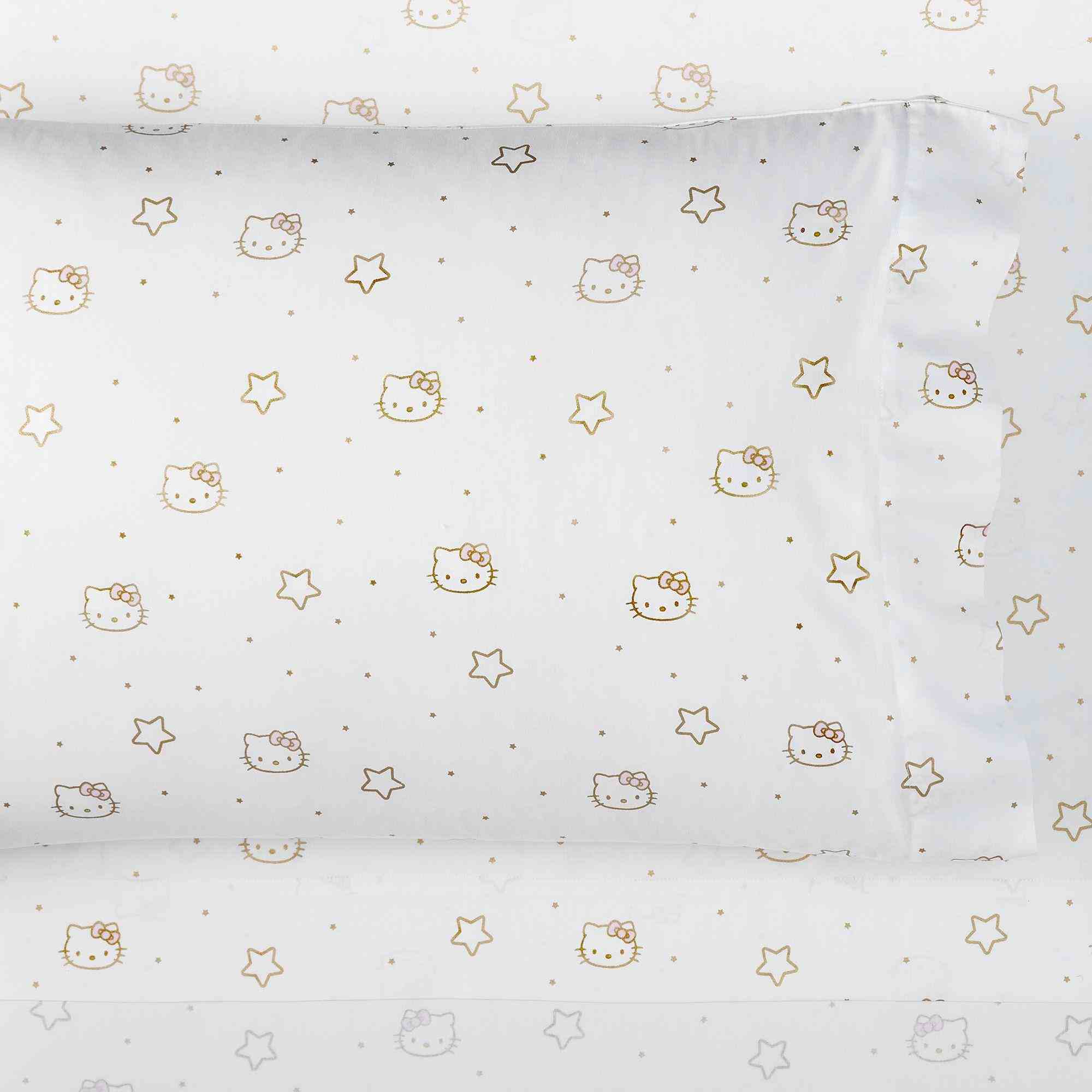 Hello Kitty® Metallic Star Sheet Set