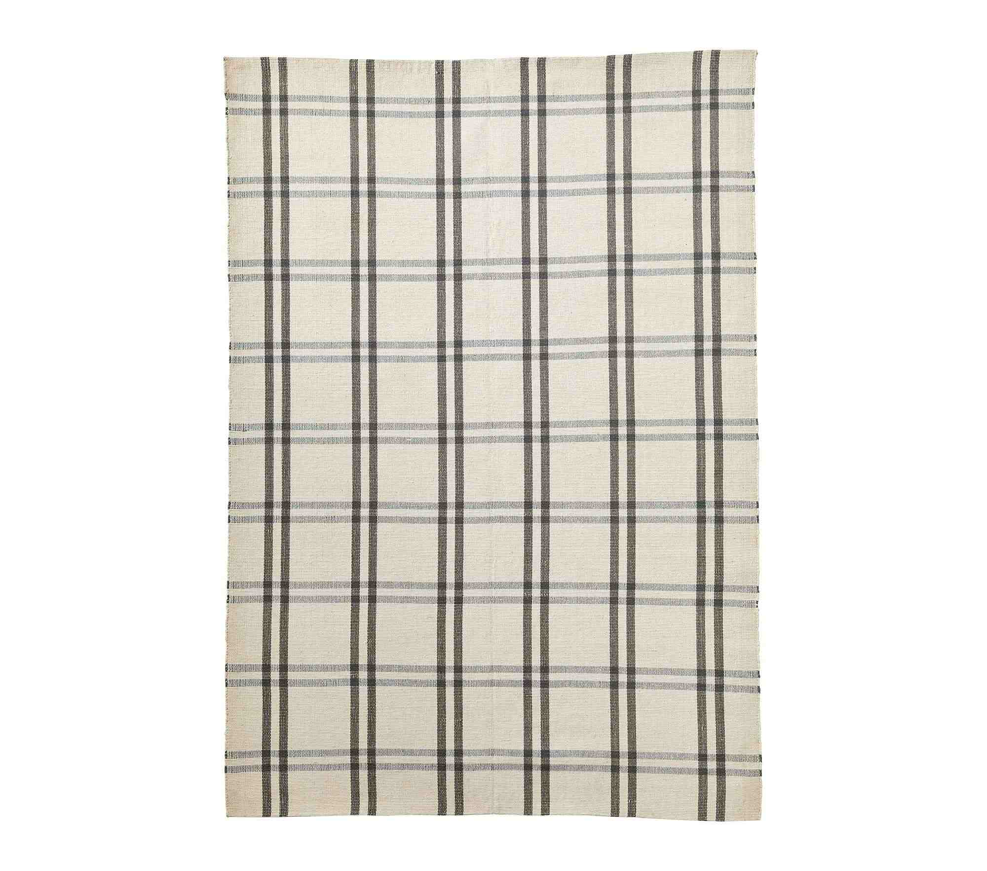 Plaid Woven Rug