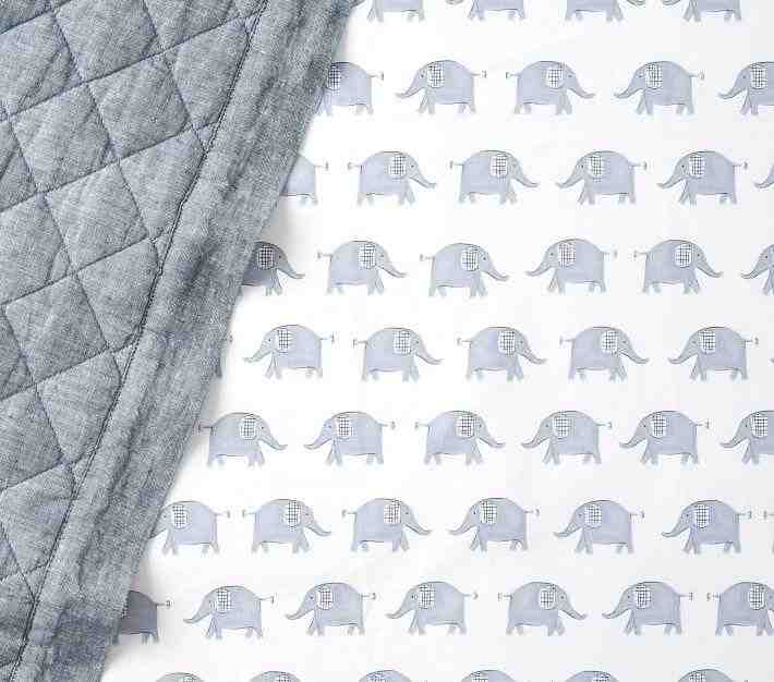 Taylor Organic Crib Fitted Sheet