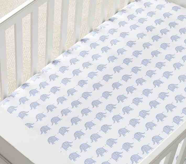 Taylor Organic Crib Fitted Sheet