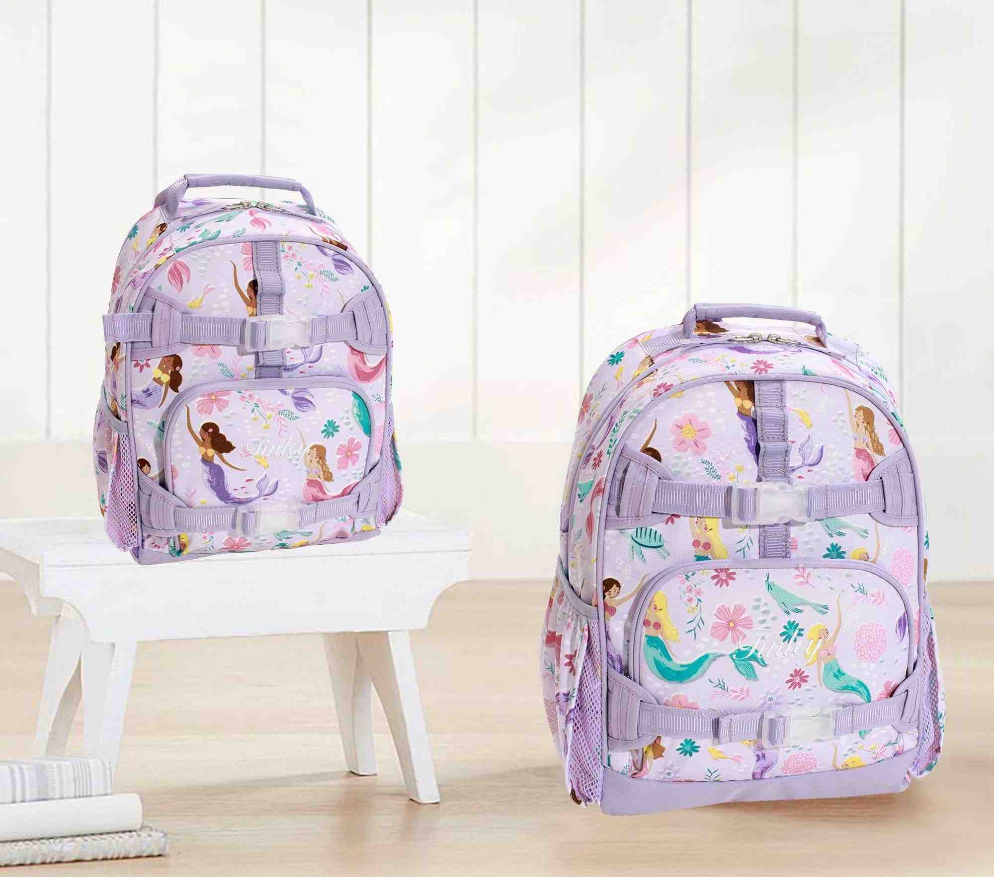 Mackenzie Lavender Floral Blooms Backpacks