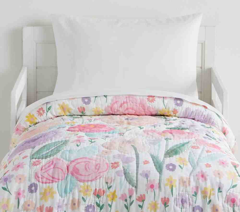 Flora Toddler Quilt Multi