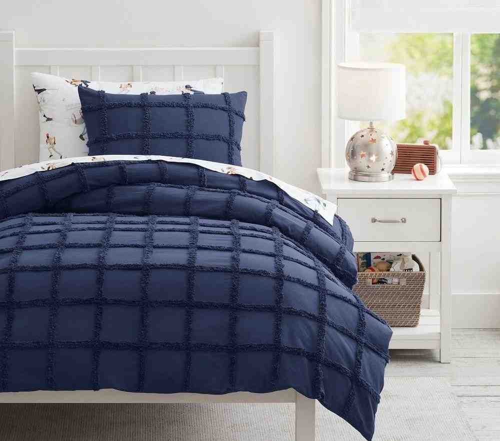 Reese Candlewick Texture Duvet & Standard Sham