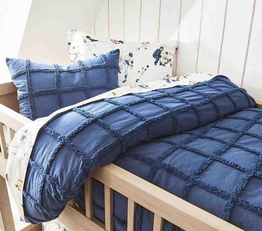Reese Candlewick Texture Duvet & Standard Sham