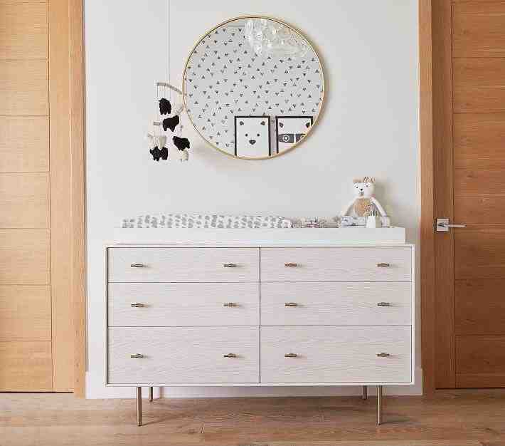 Round Gold Mirror