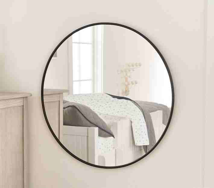 Round Gold Mirror
