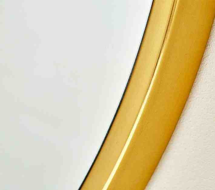 Round Gold Mirror
