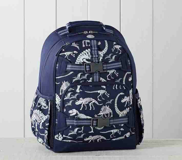 Mackenzie Navy Dino Bones Glow-in-the-Dark Backpacks