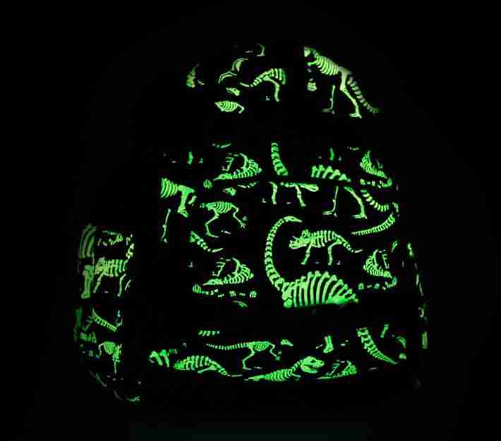 Mackenzie Navy Dino Bones Glow-in-the-Dark Backpacks