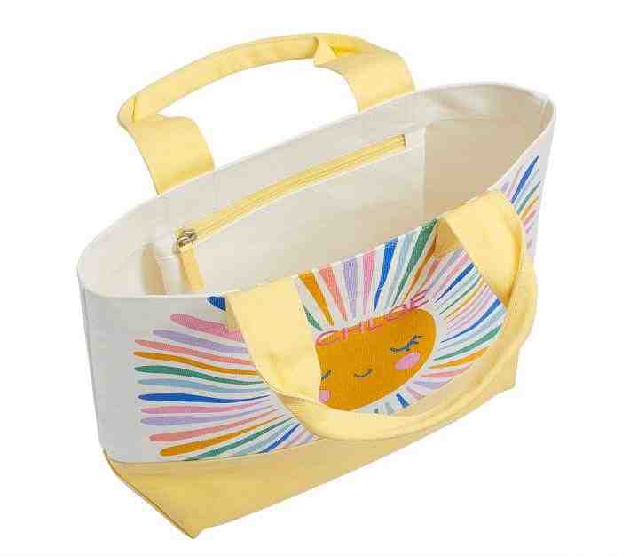 Yellow Rainbow Sun Icon Tote