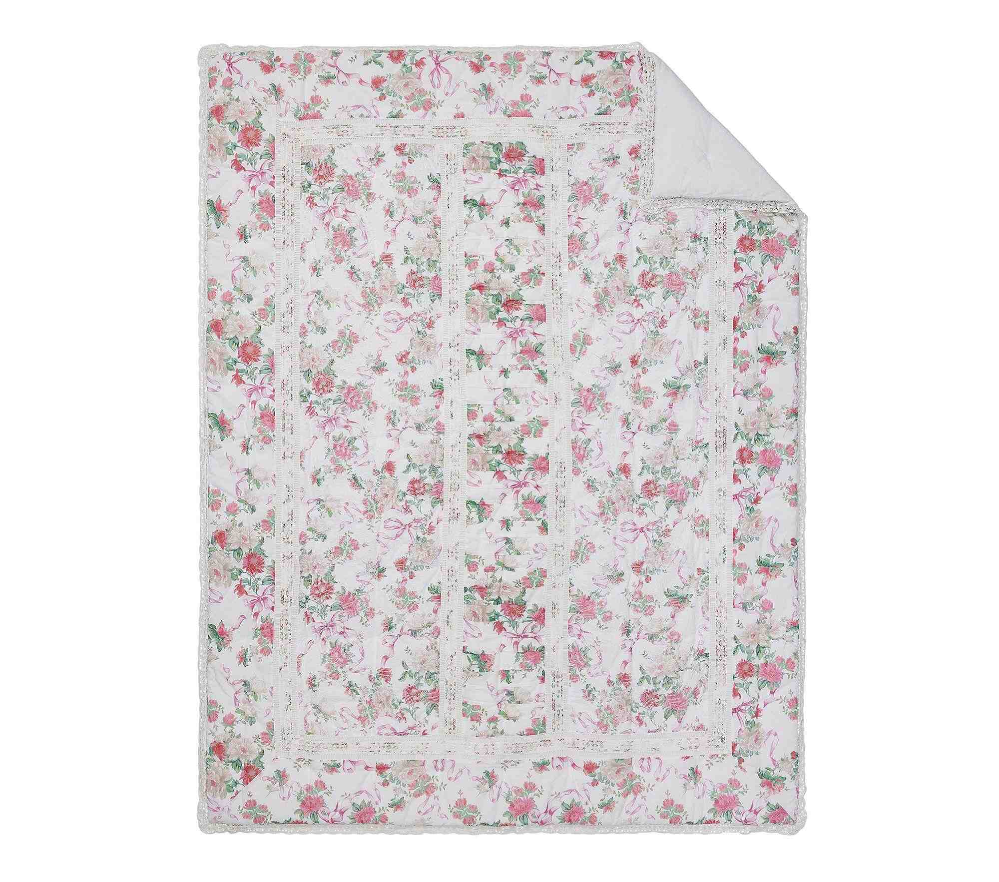 LoveShackFancy Cabbage Rose Quilt & Shams