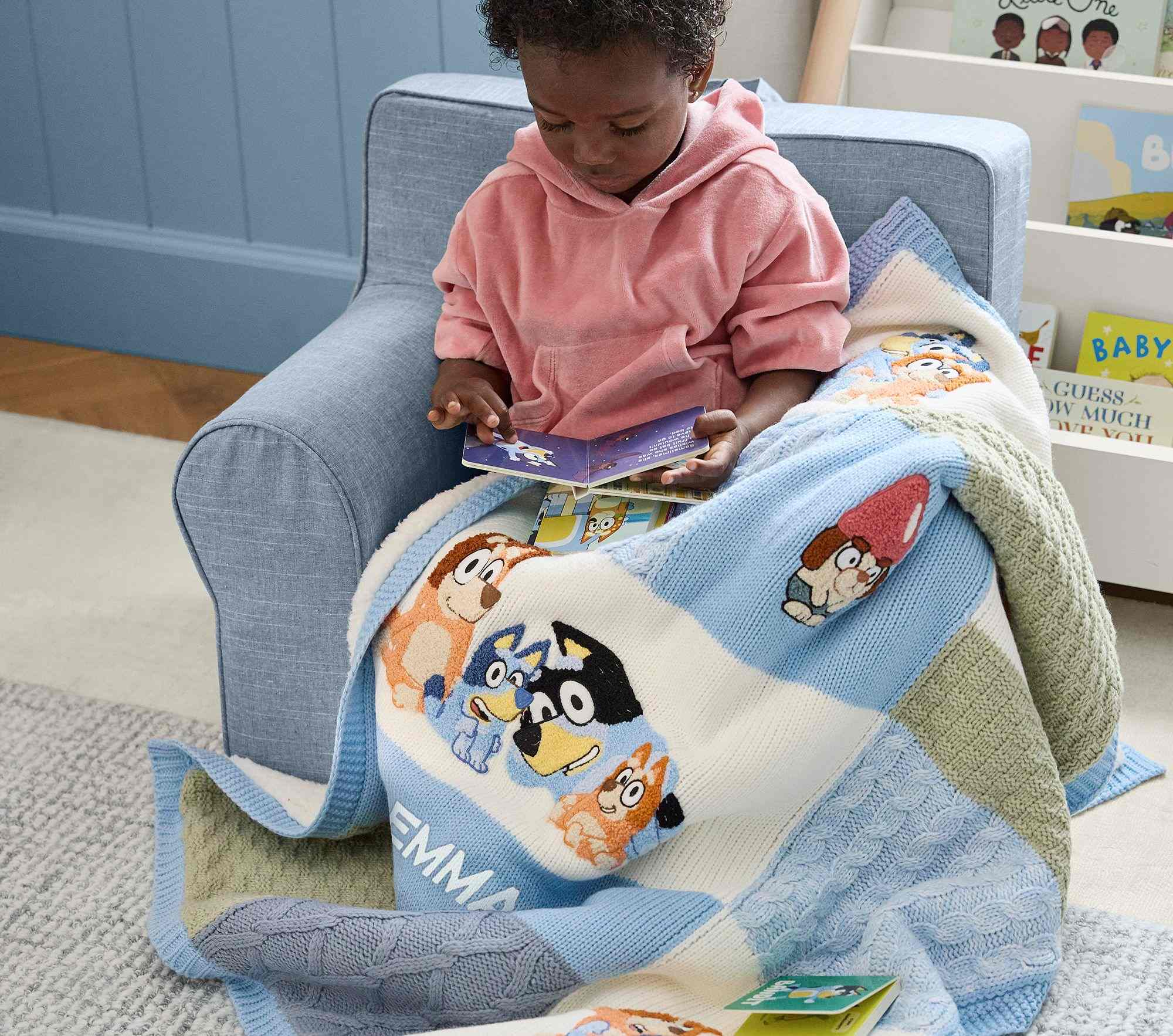 Bluey Heirloom Toddler Blanket