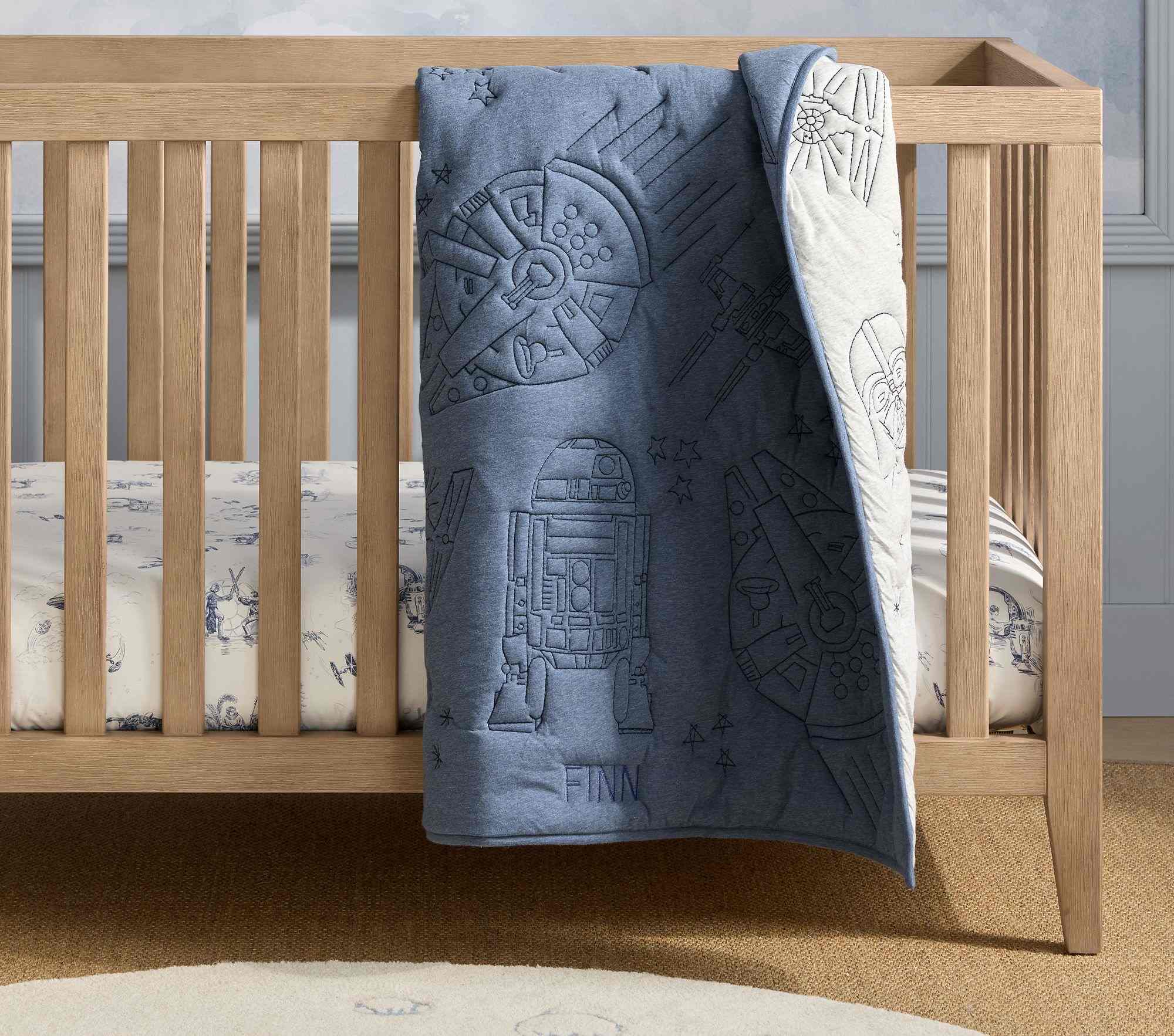 Pottery Barn Kids | Star Wars(TM) Stitch Texture Baby Quilt