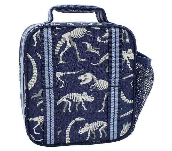 Mackenzie Navy Dino Bones Glow-in-the-Dark Lunch Boxes