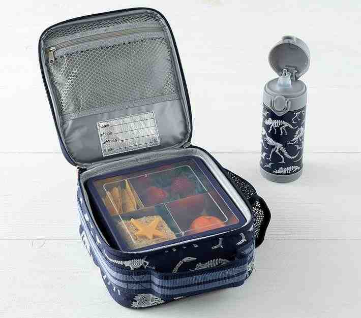 Mackenzie Navy Dino Bones Glow-in-the-Dark Lunch Boxes