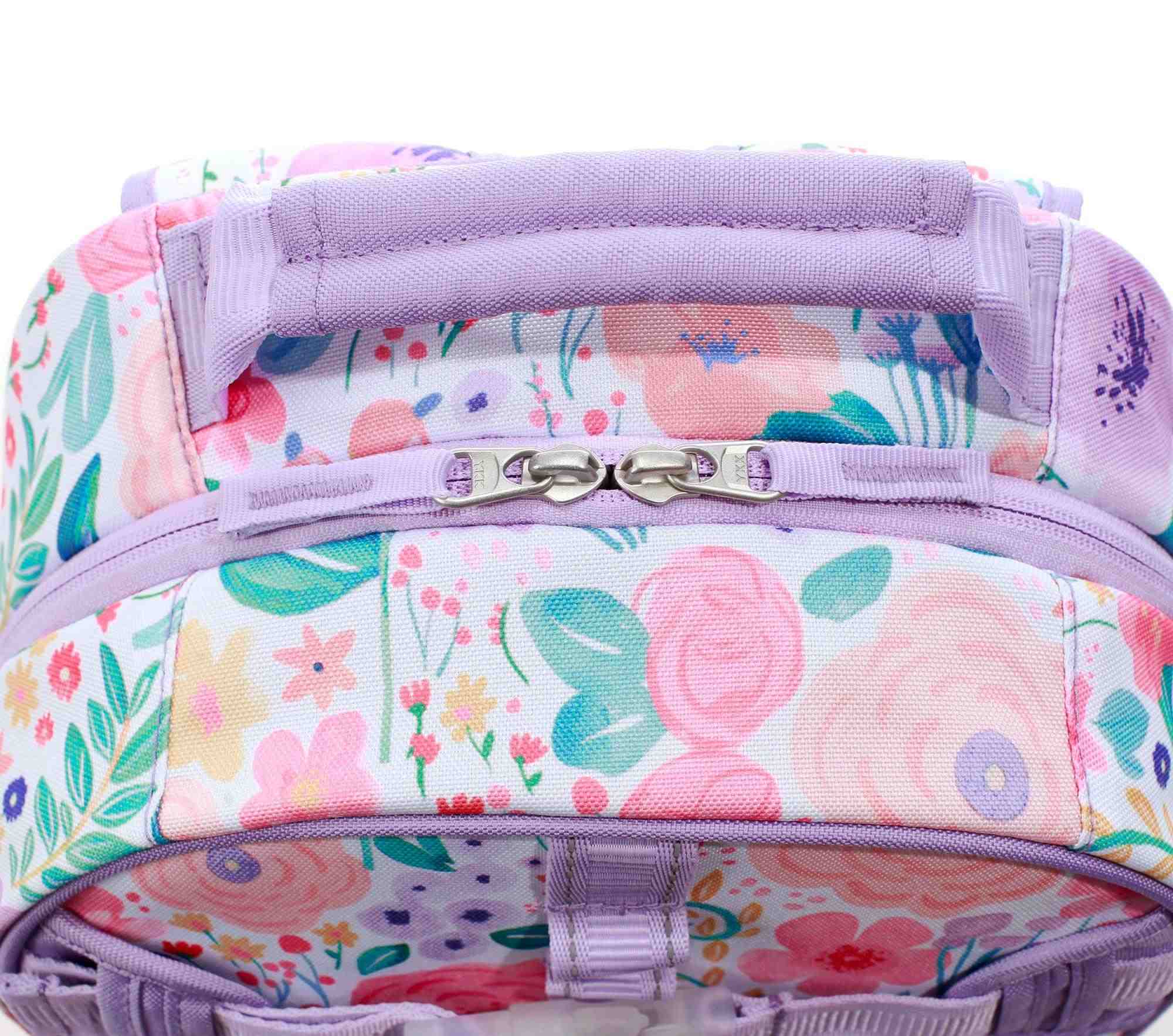 Mackenzie Lavender Floral Blooms Backpacks