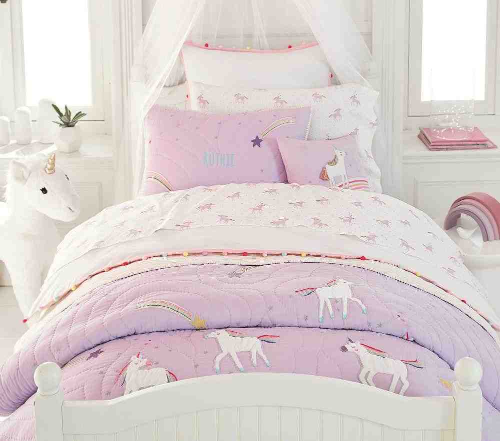 Unicorn Rainbow Organic Sheet Set & Pillowcases